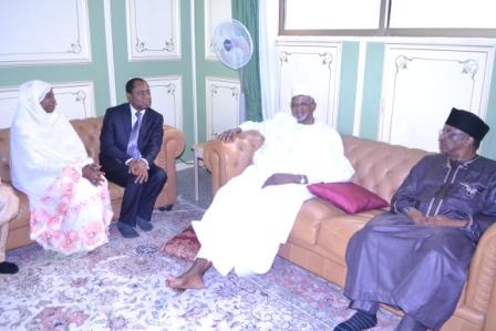 From the right Dr.E. Osagie Alhaji Aminu Dantata Dr.M.N. Salihu